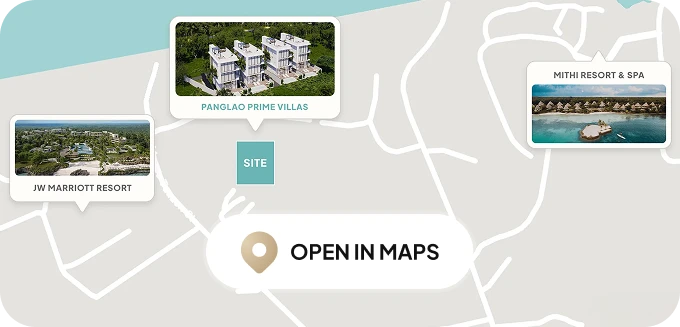 Panglao Prime Villas Location Map